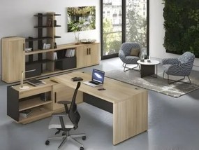 Ъглово бюро Marbrand-Left-Fusiko-Mavro-Дължина:200cm