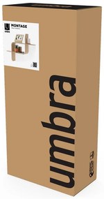 Двуетажен рафт от каучуково дърво в естествен цвят Montage - Umbra