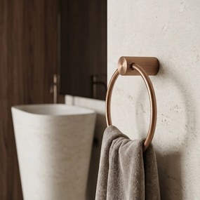 Закачалка за баня Ring 64106 SOLO Brush Copper