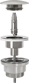 Сифон REA BRUSH NICKLE INOX