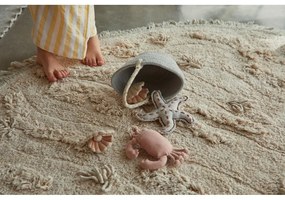 Бежово памучно детско килимче за игра ø120 cm Island – Lorena Canals