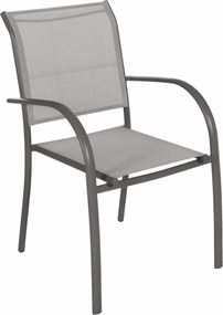 Градински стол Hesperide Piazza, Тъмносив