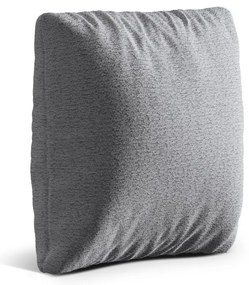 Светлосива възглавница за диван от прежда с примки от букле Kemi – Cosmopolitan Design