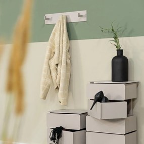 Сиво-бежова метална закачалка за стена Leatherman - Spinder Design