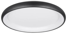 Черно LED затъмняващо се осветително тяло за таван Cardona – Trio