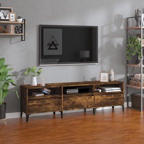 831922 vidaXL ТB шкаф, опушен дъб, 150x30x44,5 см, инженерно дърво