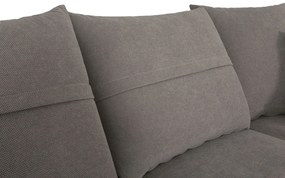 Ъглов диван Hannah-Екру-Дясно