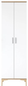 Многофункционален шкаф JE102, цвят Орех Бял