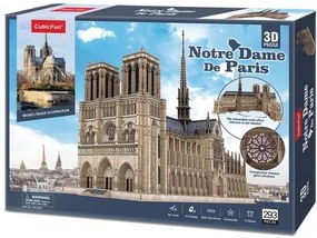 Cubic Fun - Пъзел 3D Notre Dame de Paris Master Collection