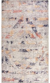 Бял и бежов килим, който може да се мие, 80x50 cm - Vitaus