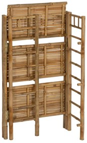 Бамбуков стелаж в естествен цвят 61x104x34 cm Manali – Ixia