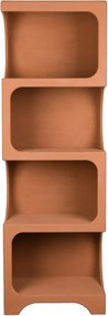 Теракотена библиотека 60x181x37 cm Dundee – Dutchbone