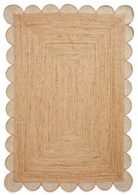 Ютен килим в естествен цвят 160x230 cm Savannah Jute – Think Rugs