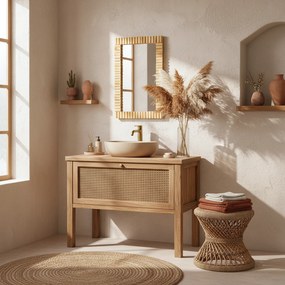 Бохо стенно огледало 55CM KLNA-MR01