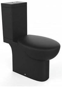 Моноблок ICC 6685B, седалка и капак, порцелан, черен мат, 85.3x66x36.3см