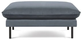 Отоман от сиво кадифе , 100 x 80 cm Vienna - Cosmopolitan Design