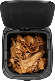 Матово черно стоманено кошче за боклук с педал 30 l Bo – Brabantia