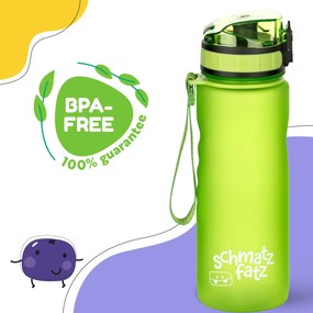 Klarstein Schamatzfatz, бутилка за пиене, спортна бутилка, 500 мл., 24 см., тритан