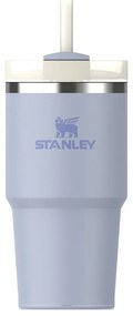 Лилав термос със сламка от неръждаема стомана 600 ml Quencher H2.0 FlowState Tumbler Dew Drop – Stanley