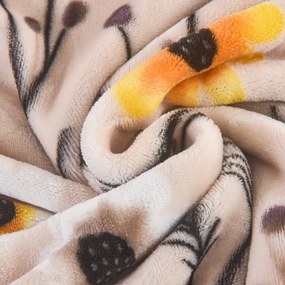 Единично спално бельо от микроплюш 140x200 cm Valentina – My House