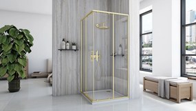 Душ кабина Rea City 90x90 Gold