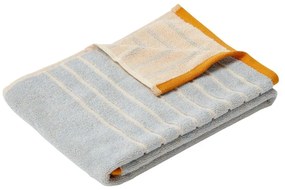 Синя и оранжева памучна кърпа Dora, 50 x 100 cm - Hübsch