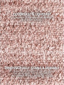 Сиво-розова ръчно изработена пътека от букле 80x200 cm Notting Hill Portobello – Ted Baker