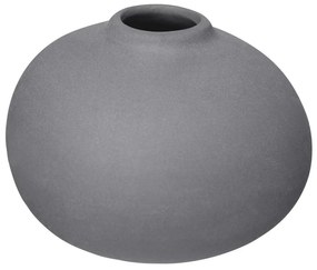 Тъмносиви порцеланови вази в комплект от 3 бр. (височина 9 cm) Nona – Blomus
