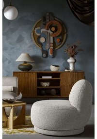 Светлосиво кресло Ovo – Miuform