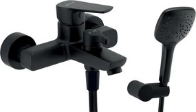 Novaservis - Комплект за вана с смесител METALIA черен