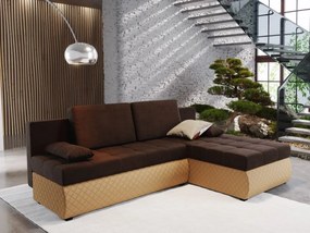 Ъглов диван Leeds-Kafe-Mpez