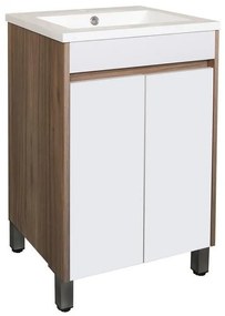 Долен шкаф за баня ICP 5038 с умивалник, 50x39x81см