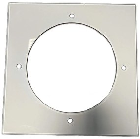 Резервно стъкло за таванен осветител 20x20 см кремаво