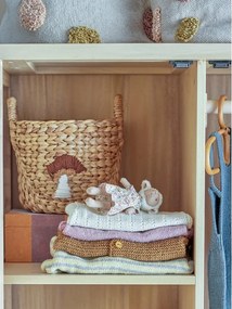 Детски кошници за играчки в комплект 2 бр. от воден зюмбюл в естествен цвят ø 32x32 cm Agnes – Bloomingville Mini