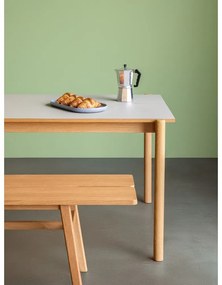 Трапезна маса от масивен дъб 107x190 cm Oblique – Hübsch