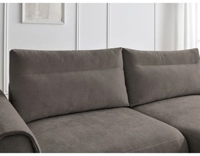 Кафяв ъглов диван Aden – Bobochic Paris