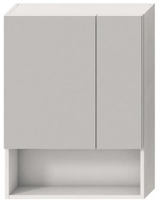 JIKA H4532410383041 - Огледален шкаф LYRA 80x60 см, бял, с рафт