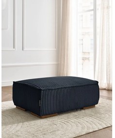 Черна табуретка от рипсено кадифе Chelsea – Bobochic Paris