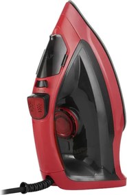 Втора ръка: Ютия Mesko MS 5031, 3000W, Керамика, Автоматично изключване, С-ма против варовик, Червен/черен
