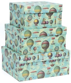 Подаръчни кутии в комплект от 3 броя броя Air Baloons - Kartos