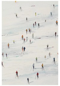 Картина на платно – Зимни забавления на склон