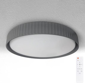 Brilagi - LED димируема таванна лампа LUCIA LED/48W/230V Ø 41 см сива + дистанционно управление