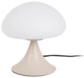 Сива настолна лампа (височина 21 cm) Hongo – Leitmotiv