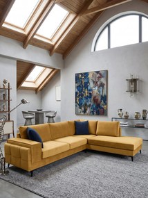 Ъглов диван Siena-Gray Dark-Left