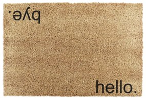 Изтривалка от кокосови влакна 40x60 cm Hello, Bye – Artsy Doormats