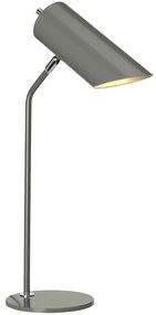 Elstead QUINTO-TL-GPN - Настолна лампа QUINTO 1xE27/8W/230V сив