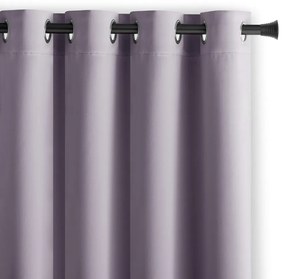 Сиво-розово затъмняващо перде 140x245 cm Eyelets – Restilo