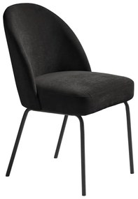 Черен трапезен стол Creston - Unique Furniture