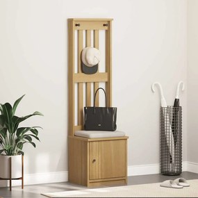 4010485 vidaXL L Дърво за антре SANDNES 45x40x159,5 cm масивна дървесина бор