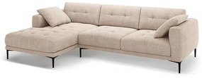 Светлокафяв ъглов диван (ляв ъгъл) Bemy – Micadoni